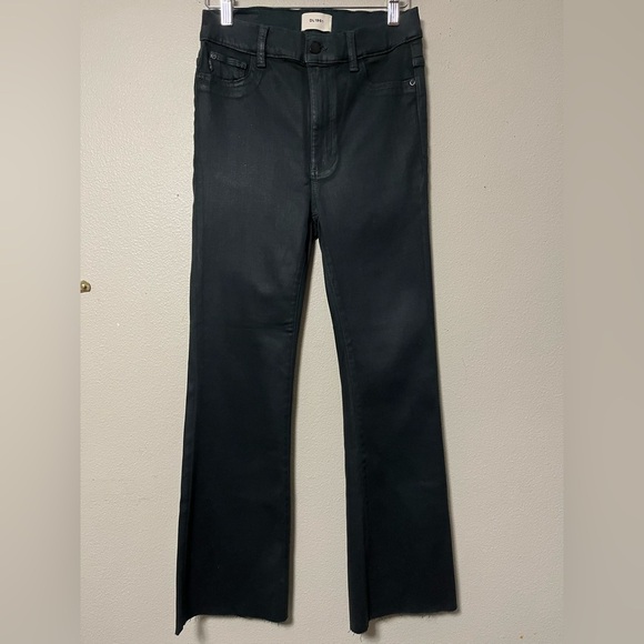 DL1961 Bridget Boot Deep Pine High-Rise Instasculpt Crop Jean size 28 - Picture 3 of 13